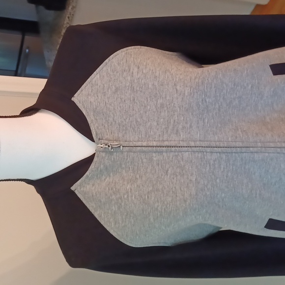 Juicy Couture Black & Gray Full Zip Baseball Jacket Women's L - Picture 6 of 14